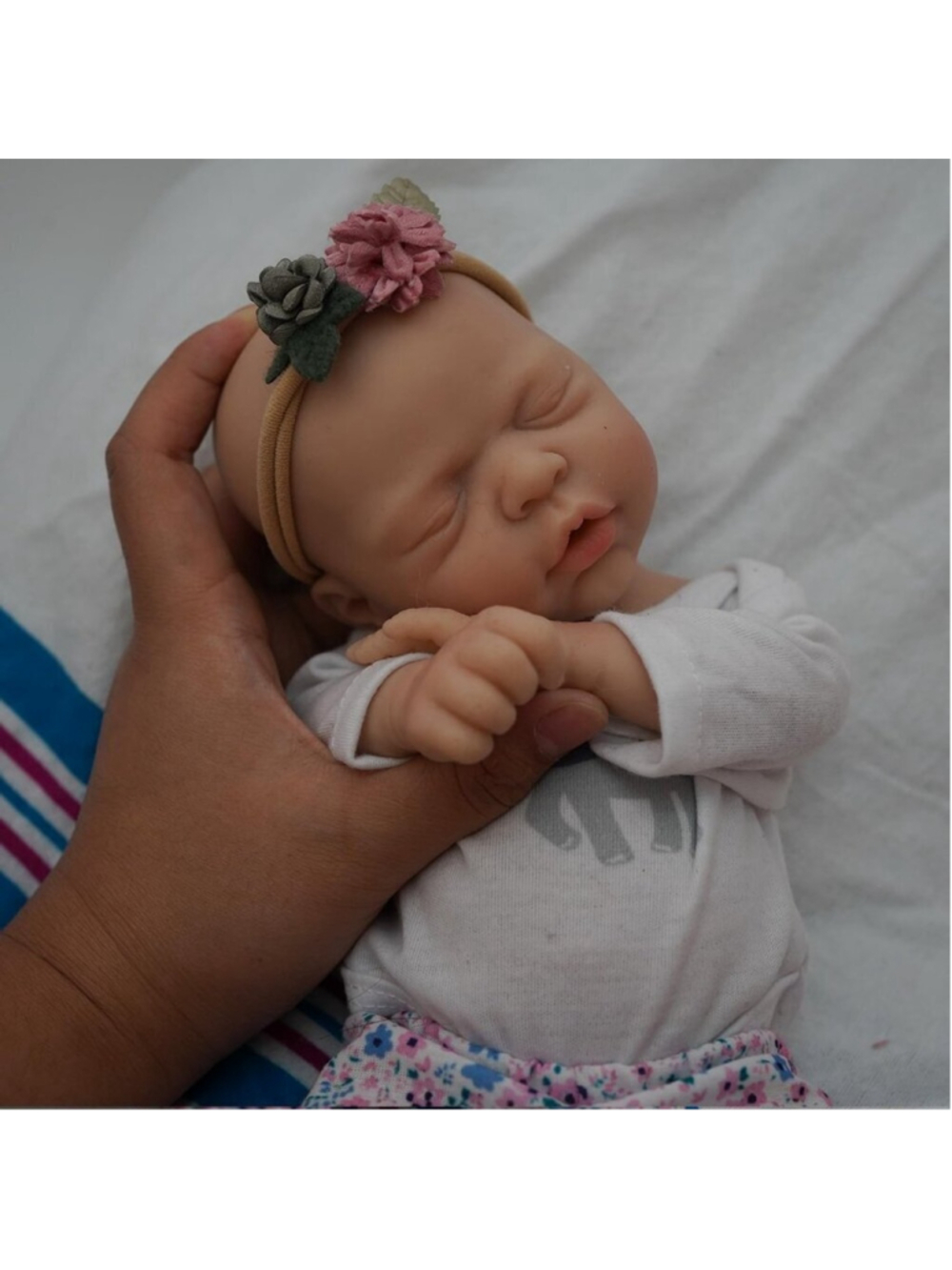 Lifelike Reborn Baby Doll 12 inch Full Silicone Newborn Girl Real Life Baby Doll